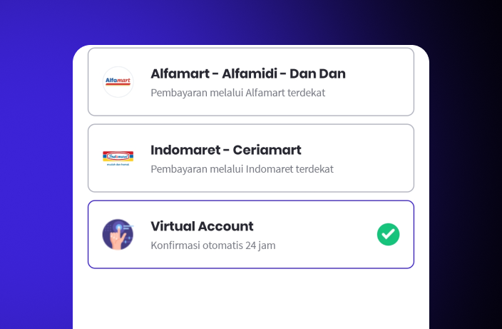 Isi Saldo - Metode Pembayaran - Isi Pulsa
