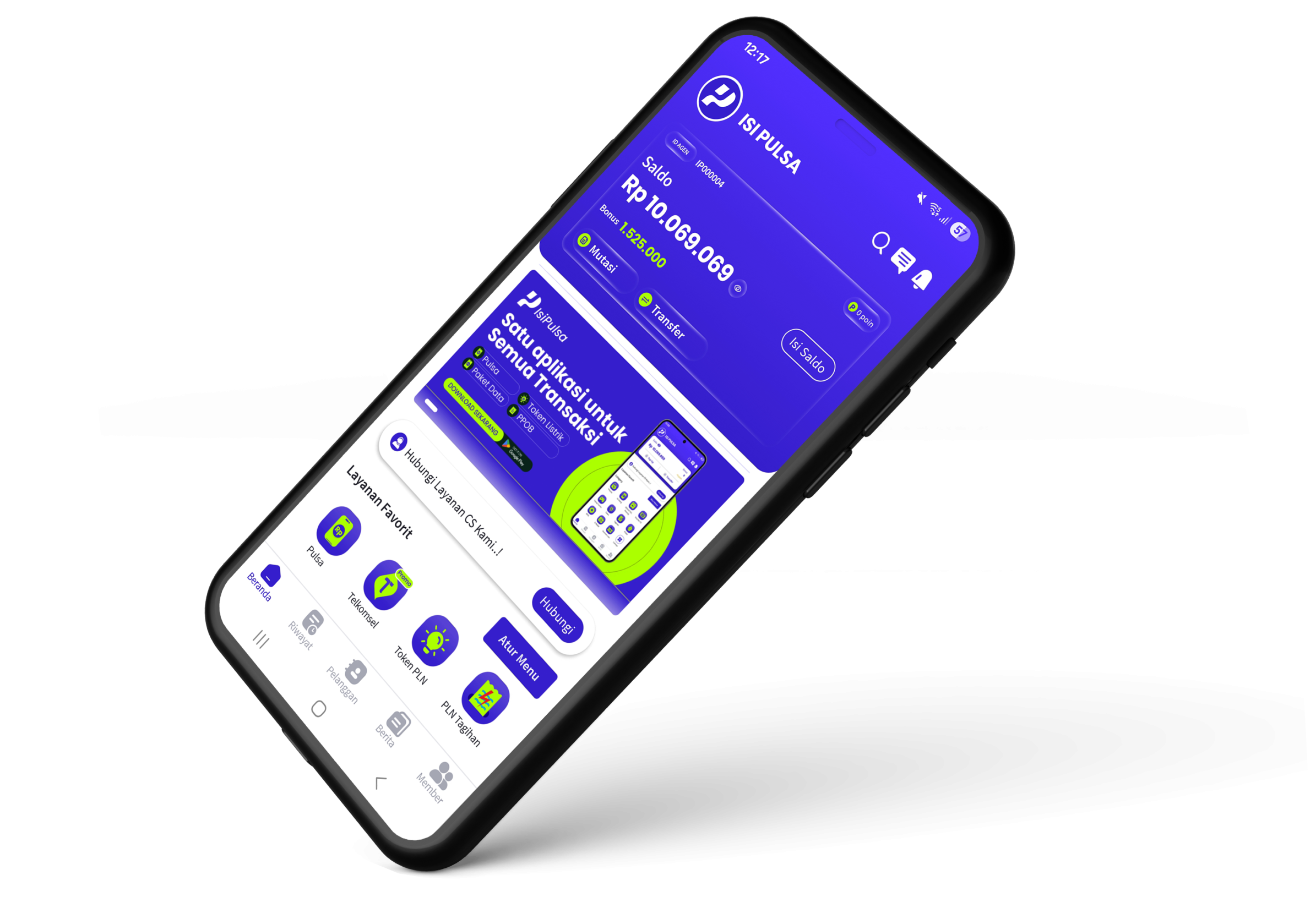 Mockup Isi Pulsa - Home - Slide 2