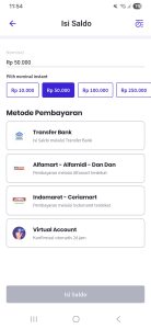 Screenshot 50rb Isi Pulsa