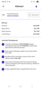 Screenshot Pembayaran Alfamart Isi Pulsa